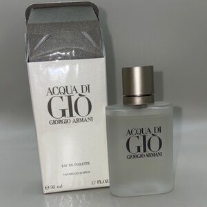 Giorgio Armani Acqua di Giò Eau de Toilette 50ml - Silver and White